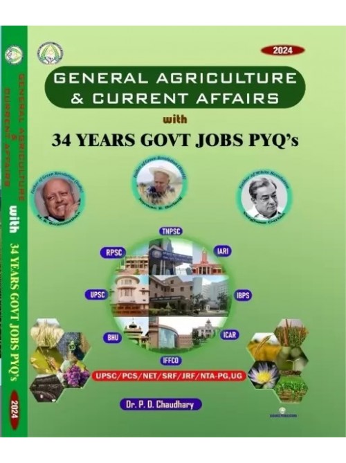 General Agriculture & Current Affairs with 34 YEARS GOVT JOBS PYQ's  (Dr P D Chaudhary) at Ashirwad Publication